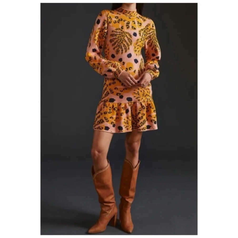 NEW FARM RIO Palms Sweater Mini Dress